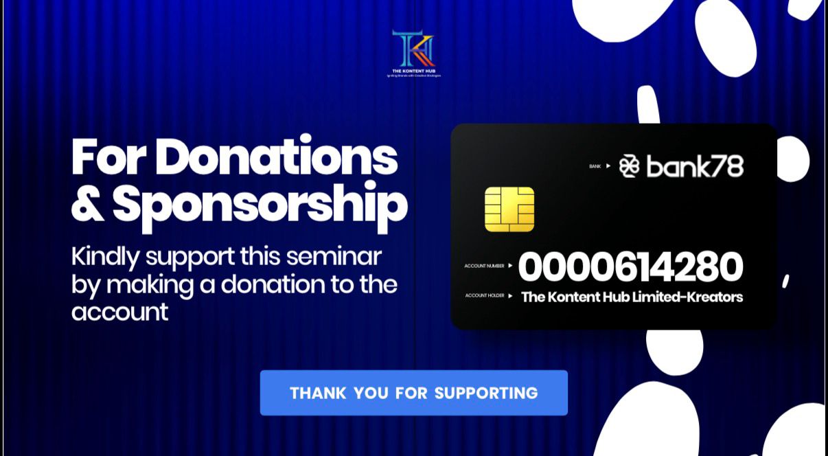 The Kontent Hub Seminar 2026 — Donations Welcome